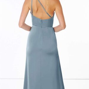 Azazie Mika Bridesmaid Dress Dusty Blue